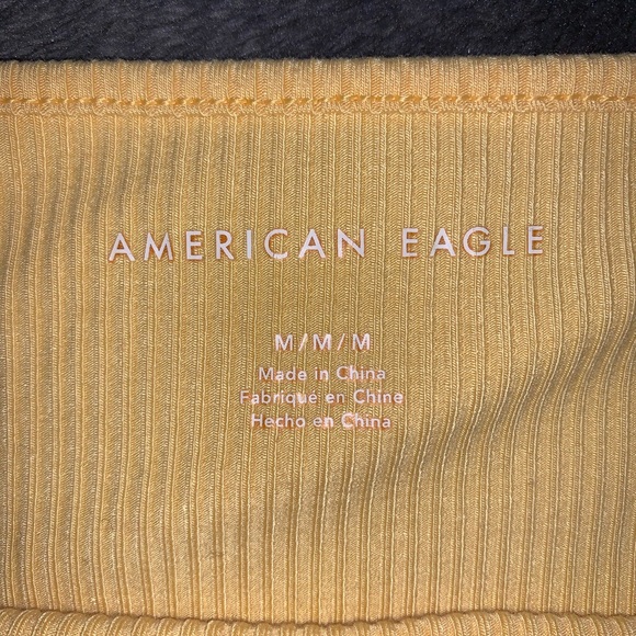 AE | Cropped Yellow Tank Top - Picture 7 of 9